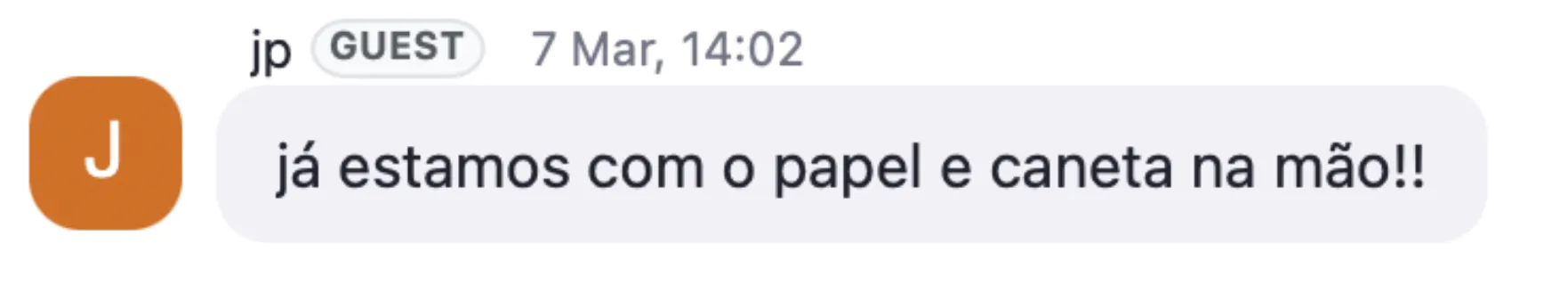 Depoimento de aluno de uma formação do Mateus