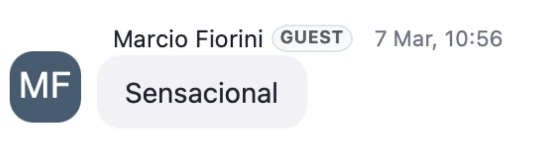Depoimento de aluno de uma formação do Mateus