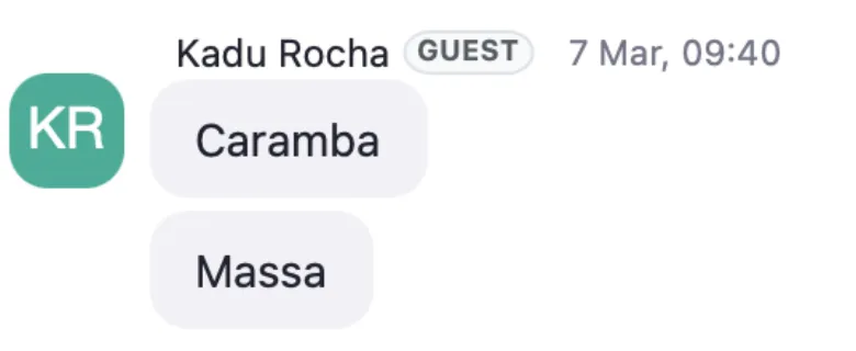 Depoimento de aluno de uma formação do Mateus